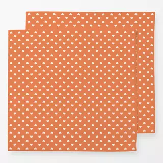 Servietten Beige Rot