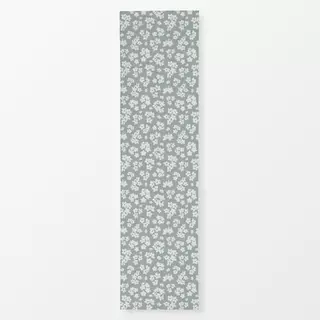 Tischläufer Cute Blossoms naturals sage