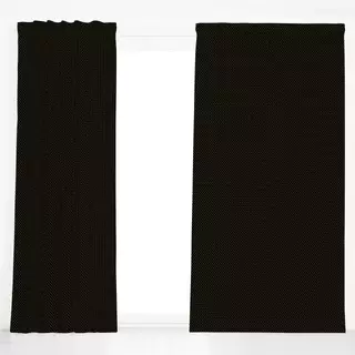 Dekovorhang Tiny Dots black and white