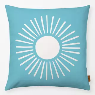 Kissen Sonne Wendekissen Türkis