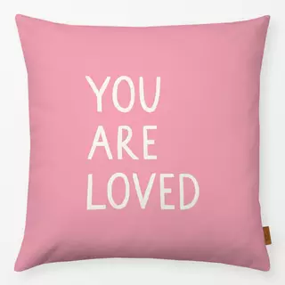 Kissen You Are Loved rosa