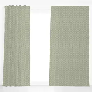 Dekovorhang Beige auf Sage Green