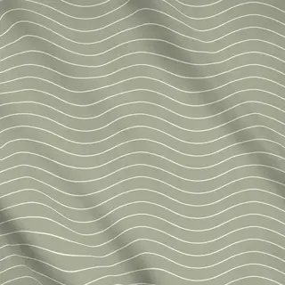 Meterware Beige auf Sage Green