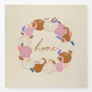 Tischdecke Herbstzeit Kranz Home