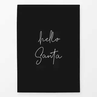 Geschirrtücher hello-santa-black