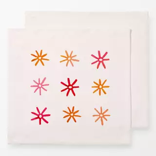 Servietten Pink goldener Sommer Sonnen