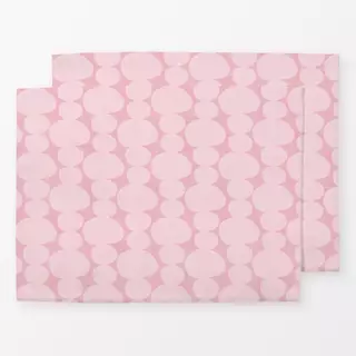 Tischset Kreise rosa