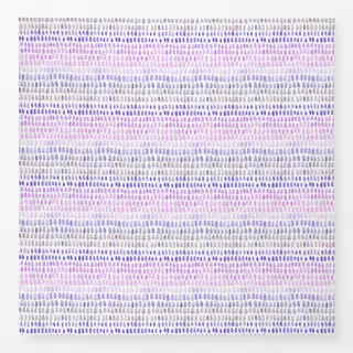 Tischdecke Punkte und Streifen violett