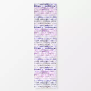 Tischläufer Punkte und Streifen violett