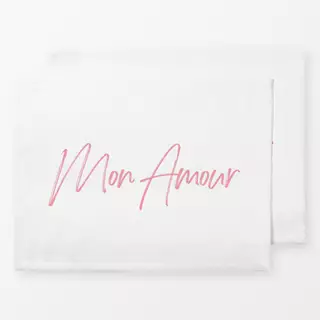 Tischset Mon Amour Rosa