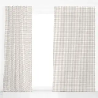 Dekovorhang Vichykaro-Beige Kollektion