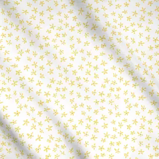 Meterware Kleine gelbe Blumen
