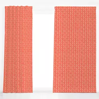 Dekovorhang Kreise orange