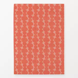 Geschirrtücher Kreise orange