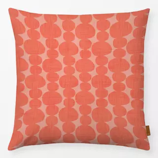 Kissen Kreise orange