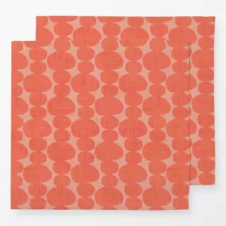 Servietten Kreise orange