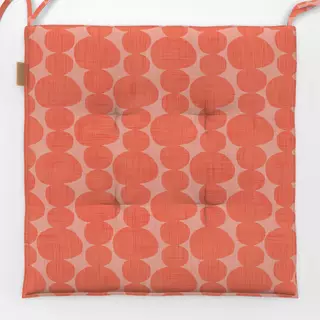 Sitzkissen Kreise orange