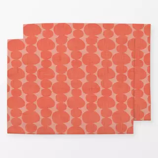 Tischset Kreise orange