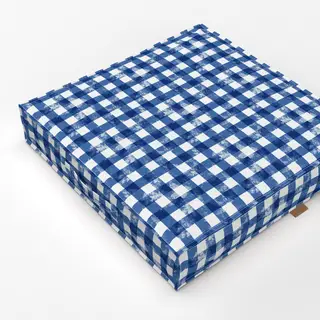 Bodenkissen Blau