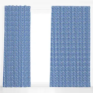 Dekovorhang Blau