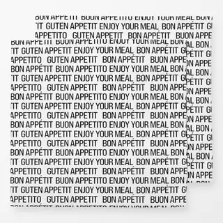 Servietten Bon Appétit & Enjoy Your Meal