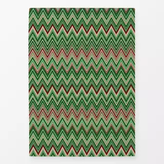 Geschirrtücher Chevron Grün