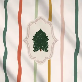 Meterware Weihnachtszauber-Streifen