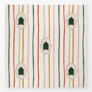 Tischdecke Weihnachtszauber-Streifen