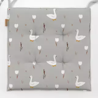 Sitzkissen Weiße Gänse