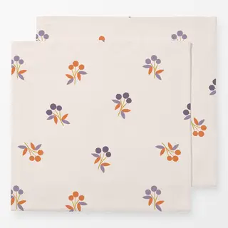 Servietten Beerenzweige Muster | Herbstliches botanisches Design