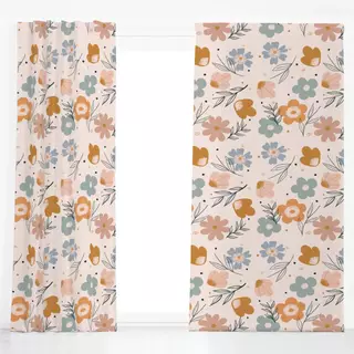 Dekovorhang Spring Flowers