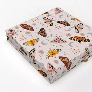 Bodenkissen Bunte Motten