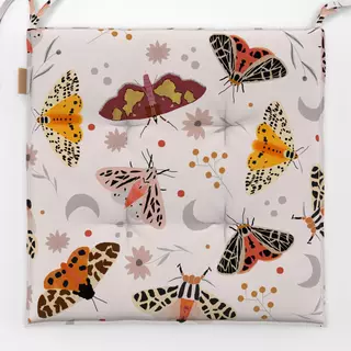 Sitzkissen Bunte Motten