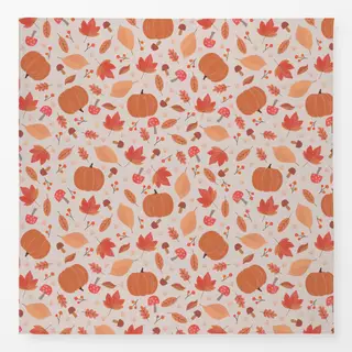 Tischdecke Watercolor Herbst Hell