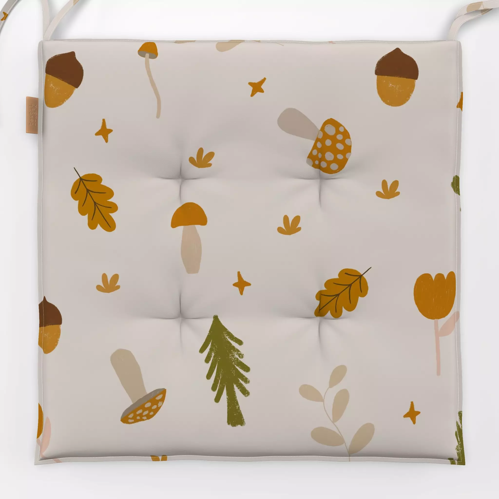 Sitzkissen In die Wildnis - Natur & Landschaft, Pflanzen & Botanik - von „Menina Lisboa "; Bäume, Wildblumen, Wald, Winterwa...