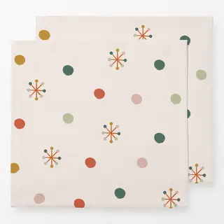 Servietten Weihnachtspunkte & Sterne