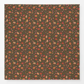 Tischdecke Watercolor Herbst Dunkel