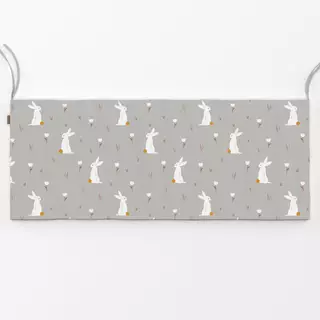Bankauflage Weißer Hase