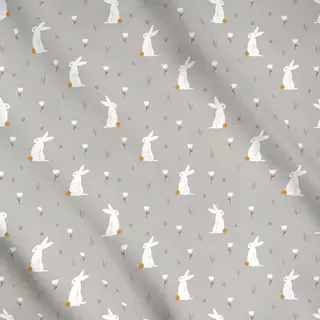Meterware Weißer Hase