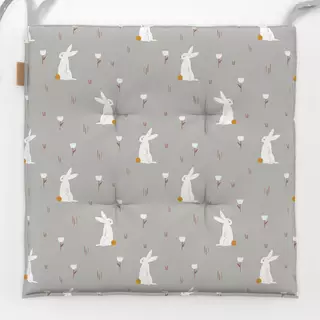 Sitzkissen Weißer Hase