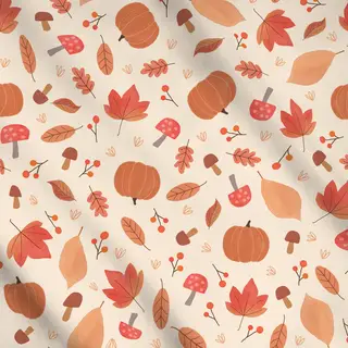 Meterware Watercolor Herbst Hell