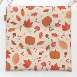 Sitzkissen Watercolor Herbst Hell