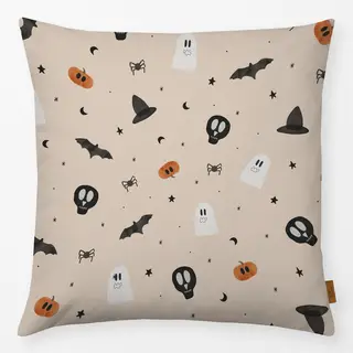 Kissen Halloween Party Beige