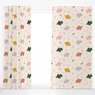 Dekovorhang Spring Birds
