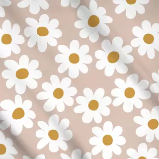 Meterware White Daisies