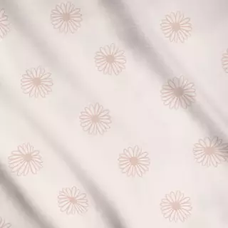 Meterware Rosa Gänseblümchen