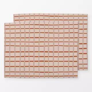 Tischset Terracotta Stripes