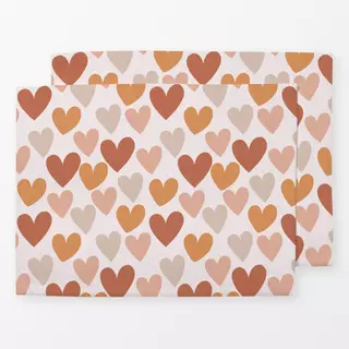 Tischset Terracotta Hearts