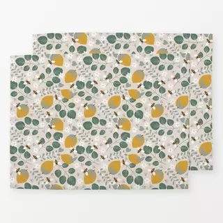 Tischset Lemons & Flowers