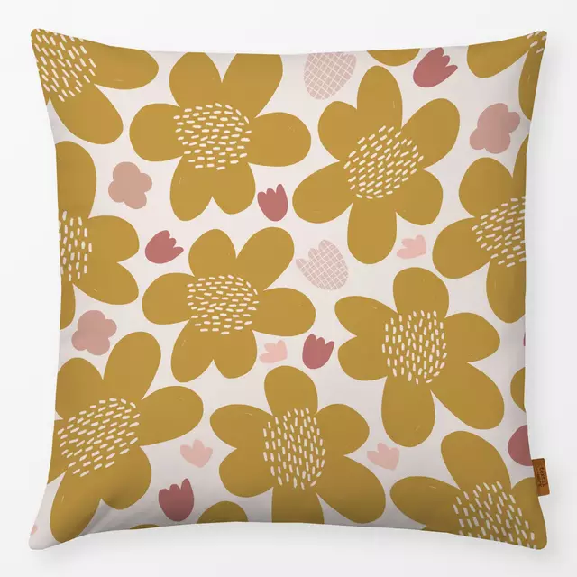 Kissen Retro Blumenmuster von Menina Lisboa